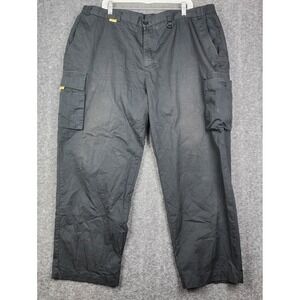 Aramark DHL Cargo Pants Mens 44x32 Black Workwear‎ Utilitarian D-Ring WHP943223